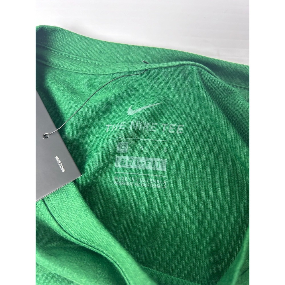 Nike NFL New York Jets Graphic Tee Logo Dri-Fit Mens Size Large Green Shirt - Picture 7 of 8